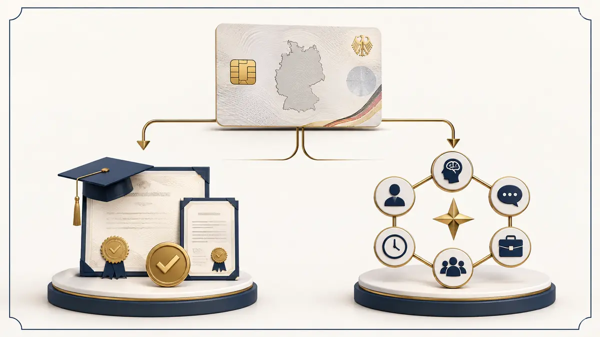 دو مسیر دریافت کارت شانس آلمان با مدرک شناخته‌شده یا امتیازبندی